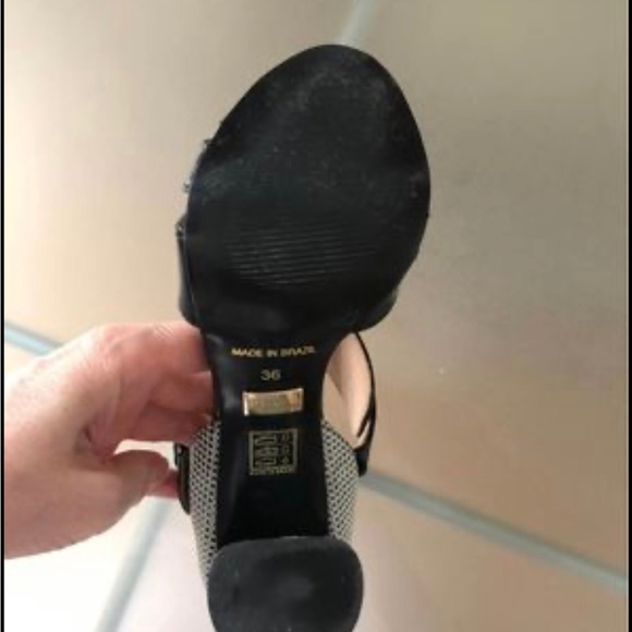 Black & White block heels 36 - Picture 5 of 6